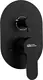 Global Standard Mira GSS 3600 EBP Concealed Bath Mixer, 3 Outlets, Black - Image 1