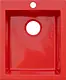 Hi Stone HI 302 R Granite Kitchen Sink, Red, 41 × 50 cm, 3 inch Drain, with Mixer Hole - Image 1