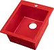 Hi Stone HI 302 R Granite Kitchen Sink, Red, 41 × 50 cm, 3 inch Drain, with Mixer Hole - Image 2