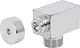 Lugano W50 Upper Outlet Connector, Glossy Chrome - Image 2