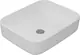 Sanipure Avona (Hermes) Rectangular Above-Counter Basin, 51 cm, White with Fixing Set - Image 2