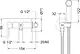Juniper Super Concealed Bidet Mixer with Bidet Spray and Holder, Code 65144194566, Chrome - Image 2