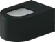 Duravit Vitrium Wall-Hung Toilet with Ripples, Matte Dark Grey, HygieneGlaze with Internal Bidet Spray