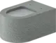 مرحاض معلق Duravit فيتريوم نقشة Light Grey Matte هايجينجليز بالشطاف الداخلي