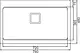 Beroia HB 8213 - 218 Quartz Granite Kitchen Sink, Dark Grey Blue, 48 × 78 × 22 cm with 3 inch Square Drain Set - Image 2