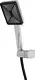 Mia MIA 09 Shower Set, Black × Chrome, 2-Function Shower Head, 150 cm Anti-Twist Hose, Holder and Fixing Set - Image 1