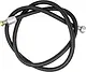 Mia MIA 09 Shower Set, Black × Chrome, 2-Function Shower Head, 150 cm Anti-Twist Hose, Holder and Fixing Set - Image 2