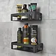 Banox Collection G 2-Piece Stainless Steel Shelf, Black (shc-01-01S) - Image 1