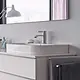Duravit Happy D.2 Countertop Basin, 60 cm, with Tap Hole and Overflow, White - Image 3