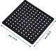 Global Standard Miral GSS 3560 EBP Shower Tray, Black Stainless Steel, Square 24.5 cm - Image 3