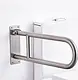 Alfa AL TS 80 SS Toilet Grab Bar, Chrome, 80 cm, Stainless Steel 304, 25 mm Diameter, 1 mm Thickness - Image 2