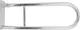 Alfa AL TS 80 SS Toilet Grab Bar, Chrome, 80 cm, Stainless Steel 304, 25 mm Diameter, 1 mm Thickness - Image 5