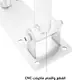 Alfa AL TS 80 SS Toilet Grab Bar, Chrome, 80 cm, Stainless Steel 304, 25 mm Diameter, 1 mm Thickness - Image 7