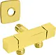 Moravia 2-Outlet Angle Valve with Cover T400, Gold - Image 2