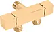 Moravia T400 Dual Outlet Angle Valve with Cover, Rose Gold - Image 1