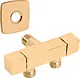 Moravia T400 Dual Outlet Angle Valve with Cover, Rose Gold - Image 2