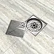 GX-0011000 Square Stainless Steel Drain Cover 10 × 10 cm with Plastic Mesh Outlet, Chrome - Image 1