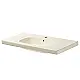 Duravit D-Code Vanity Basin 105 cm, Pergamon - Image 1