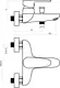 Lutz Icon Bath Mixer with Diverter 11030104, Black - Image 2
