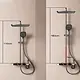 El Ammar Piano Shower System Pipe Extension 28387, Glossy Grey, 30 cm - Image 2