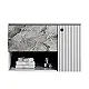 Bordium Dovo Emma EMMA-80CM-503-102 Bathroom Vanity Unit, 80 cm, Drawer, Door and Open Space, White × Marble