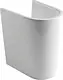 Sanipure Vega / Magnus Wall-Hung Pedestal, White