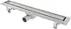 Pura DL-11H Shower Drain 55 cm, 1 mm Stainless Steel with Tile-Insert Cover and Drainage Elbow Set - Image 2