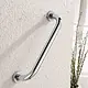 Alpha AL B60 Bathtub Grab Bar, Chrome, 60 cm, Stainless Steel 1.2 mm Thickness, 3.2 cm Pipe - Image 3