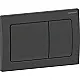 Geberit Alpha 01 Square Concealed Cistern Flush Plate, Matte Black 115055141 - Image 2