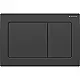 Geberit Alpha 01 Square Concealed Cistern Flush Plate, Matte Black 115055141