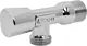 Flow Angle Valve FL 1011, Glossy Chrome, Full Turn, ½ × ½ inch - Image 2