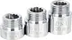 Flo FL 6010 Extension Coupling Set, Glossy Chrome, 3 Pieces, 1/2 × 1/2 inch (1 cm, 1.5 cm, 2 cm) - Image 2