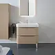 Duravit Happy D.2 Vanity Unit Basin, 65 cm, White - Image 2