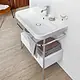 Duravit Happy D.2 Vanity Unit Basin, 65 cm, White - Image 3