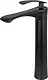 Haddad Round Decorative Tall Basin Mixer, Black - Image 2