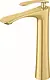 Haddad Round Decorative Tall Basin Mixer, Gold - Image 2