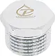 Primo Brass Plug, Chrome - Image 1