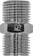 Primo Nickel Nipple, Chrome - Image 1