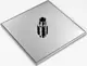 Plaza P SH20 Square Shower Head, 20 × 20 cm, Chrome - Image 6