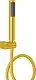 Alpha Pen Shower Head Set ACH 09 Round, Gold, 150 cm Hose with Holder and Fixing Set - Image 2