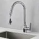Berlin 3192B Pull-Out Kitchen Mixer, Matte Black, Round Spout, Height 39 cm - Image 2
