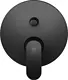 BGI Eco Plus 1016B Concealed Bath Mixer 2 Outlets, Matte Black, Concealed Body with Plate, Handle and Touch Diverter - Image 3