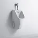 Duravit D-Code Urinal 082930, 29 × 30.5 cm, with Bidet Spray, Back Inlet, White - Image 1