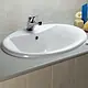 حوض ساقط رخامة Ideal Standard ستاندرد دياجونال White بفتحه واحدة 64 سم - Image 1