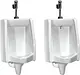 Ideal Standard 402101 Large Urinal with Shower and Drain, White - Image 1
