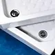 Ideal Standard Square Shower Tray 80 × 80 cm with Side Panel, White - Image 4