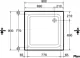 Ideal Standard Square Shower Tray 90 × 90 cm, White - Image 3
