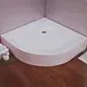 حمام قدم 90×90 زوايه ديورافيت  بالجانب حمامات قدم ابيض - صورة 2