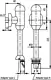 Urinal Flush Valve 2470 Accessory, Chrome - Image 2