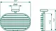 Basin Soap Dish 9112, Chrome Accessory - Image 3
